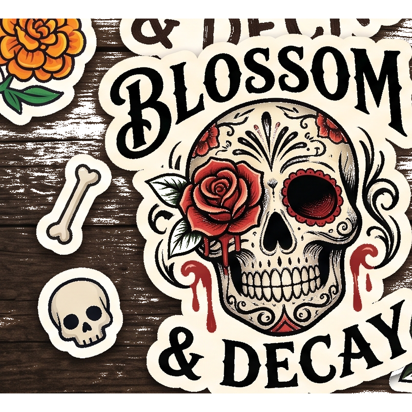 Gothic Skull · Sticker
