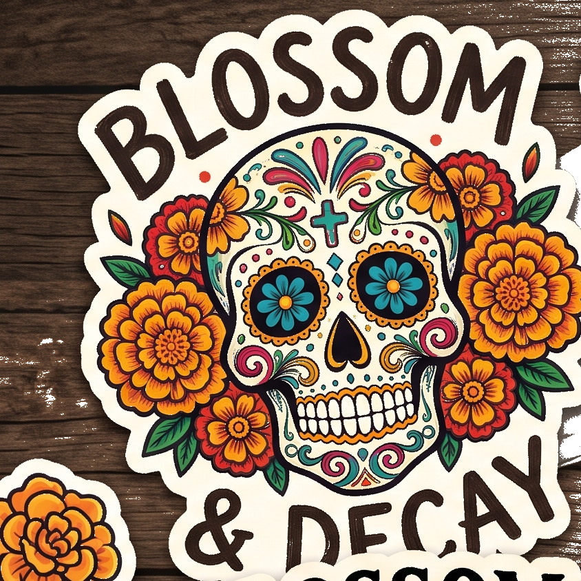 Blossom & Decay · Sticker